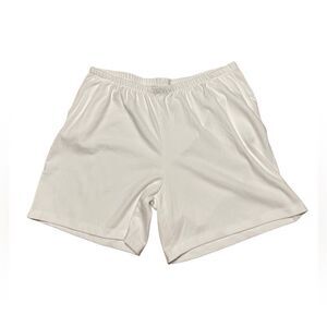 Lands End White Sport Knit Shorts Plus Size 3X 24W 26W